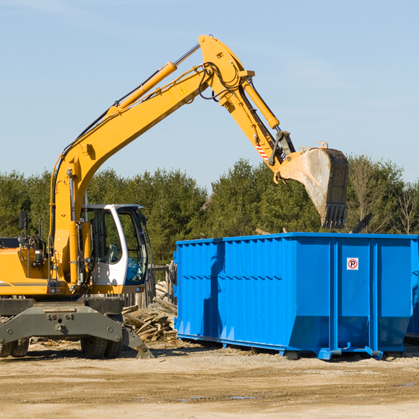 how does a residential dumpster rental service work in South Manheim